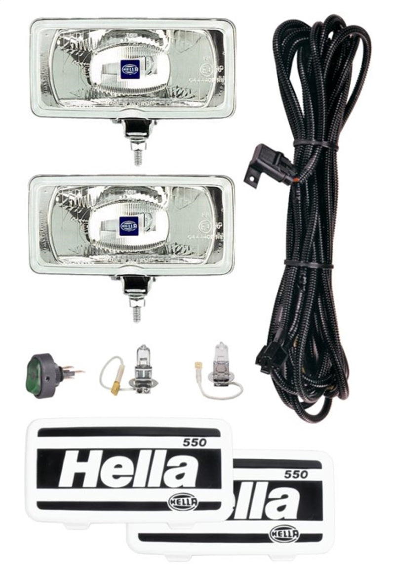 Hella 550 Series 12V/55W Halogen Driving Lamp Kit - 005700691