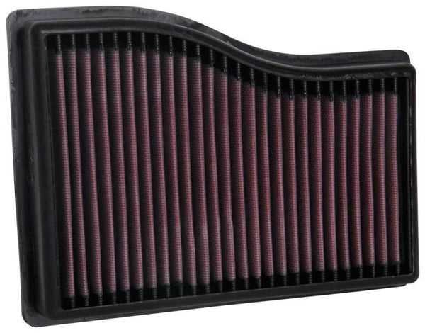 K&N 2019 Mercedes Benz A160 Replacement Drop In Air Filter - 33-3132 by K&N Engineering - front view