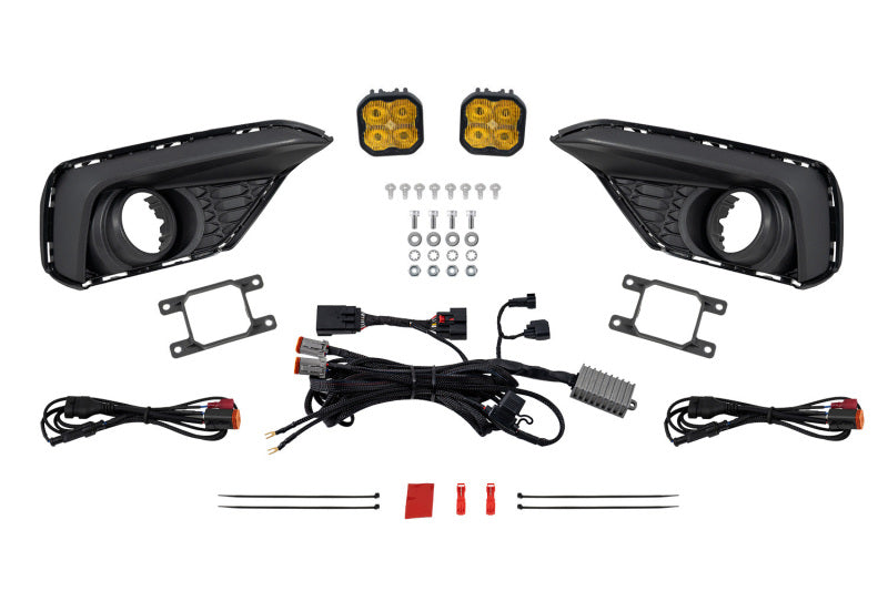 Diode Dynamics 2024 Ford Mustang EcoBoost SS3 Add-On Fog Lamp Kit  Yellow Pro - DD7964
