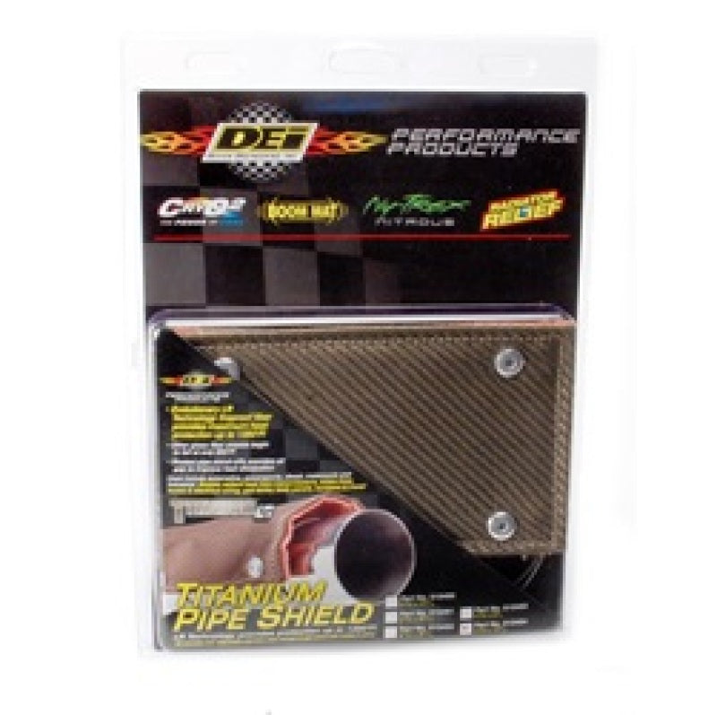 DEI Pipe Shield w/Stainless Steel Clamps - 4in x 12in - Titanium - 10454