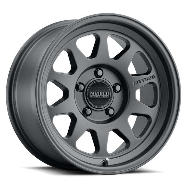 Method MR316 17x8.0 25mm Offset 5x5 71.5mm CB Matte Black Wheel - MR31678050525 by Method Wheels