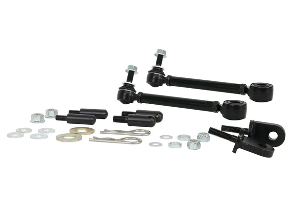 Whiteline 98-06 Jeep Wrangler Front Sway Bar Link Kit - KLC238 for 1997-2006 Jeep Wrangler - front view