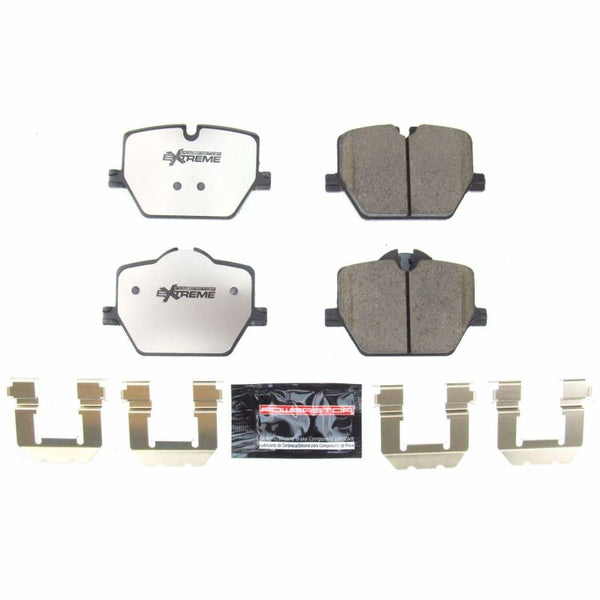 Power Stop 2019 BMW 330i Rear Z26 Extreme Street Brake Pads w/Hardware - Z26-2220 for 2019-2024 BMW 3 Series