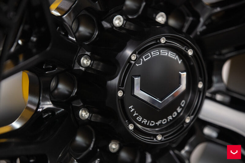 Vossen Hybrid Forged 8 Lug Cap - Satin Black - CAP-VHF8L-SB