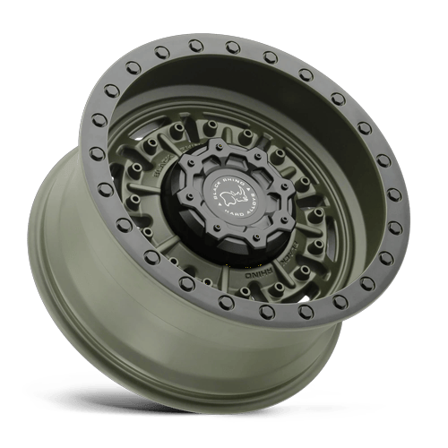 Black Rhino Hard Alloys Abrams 18X9.5 6X139.7 -18MM Olive Drab Green