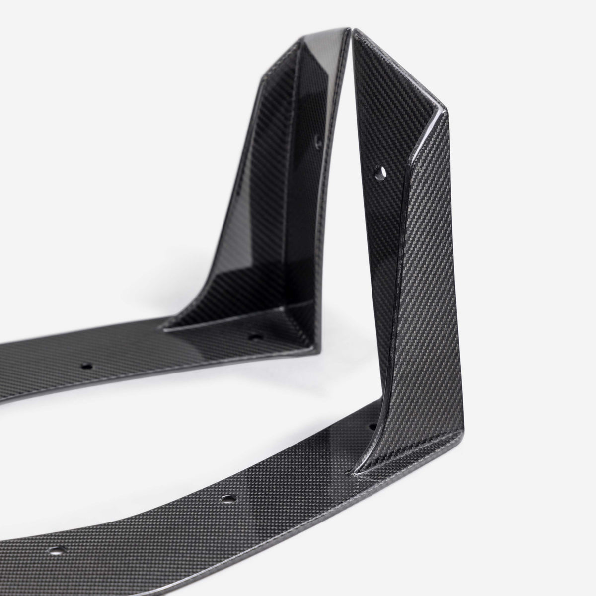 Anderson Composites 2024 Ford Mustang Type-GT5 Carbon Fiber Front Splitter Wickers - AC-FBC24FDMU-GT5