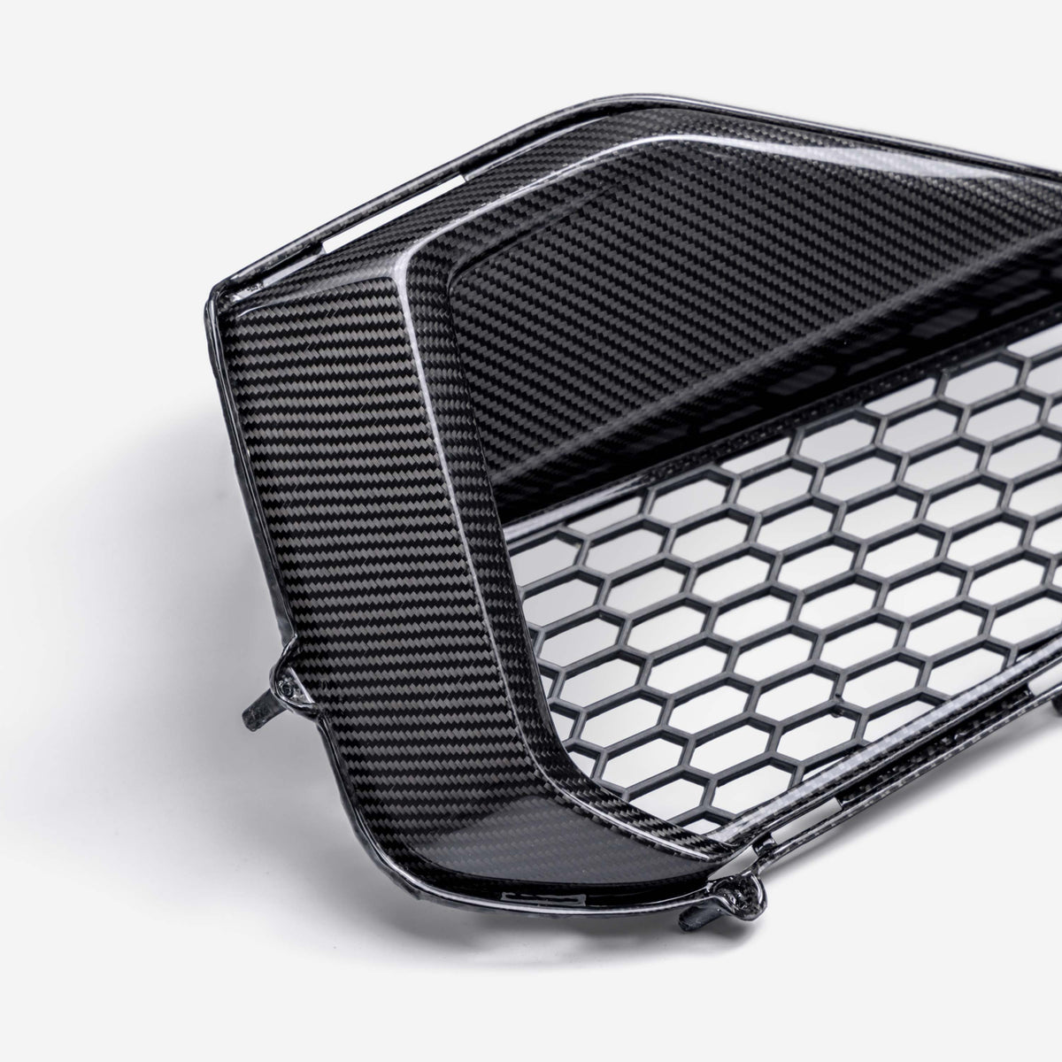 Anderson Composites 2024 Ford Mustang GT Carbon Fiber Front Bumper Inserts - AC-FBI24FDMUGT