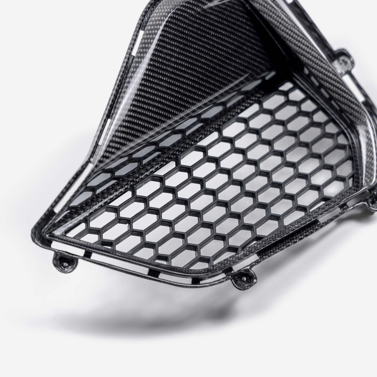 Anderson Composites 2024 Ford Mustang GT Carbon Fiber Front Bumper Inserts - AC-FBI24FDMUGT