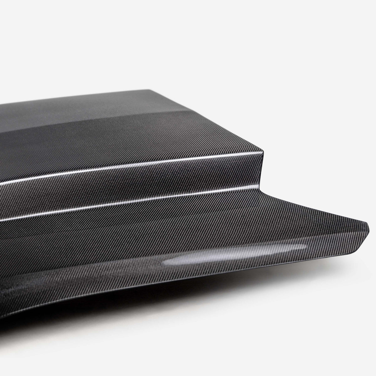 Anderson Composites 2024 Ford Mustang Type-CJ Double-Sided Carbon Fiber Cowl Hood - AC-HD24FDMU-CJ-DS