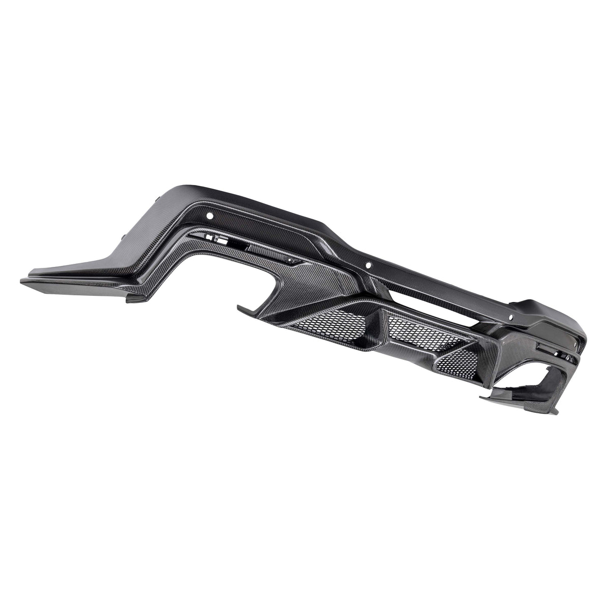 Anderson Composites 2024 Ford Mustang Type-GT5 Carbon Fiber Rear Diffuser - AC-RL24FDMU-GT5 for 2024-2026 Ford Mustang - fron