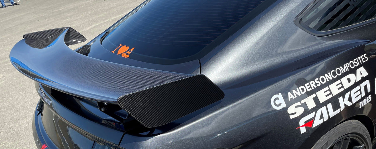 Anderson Composites 20-22 Ford Mustang GT500 Type-TPW Carbon Fiber Track Pack Wing - AC-RS20FDMU500-TPW