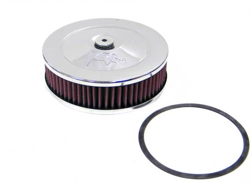 K&N 5-1/8in Flange Custom Air Cleaner Assembly - 60-1320 by K&N Engineering - front view