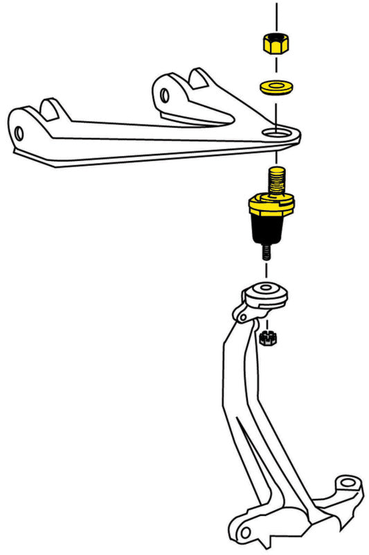 MOOG 04-14 Acura TSX Front Upper Ball Joint - K90492 - close-up view