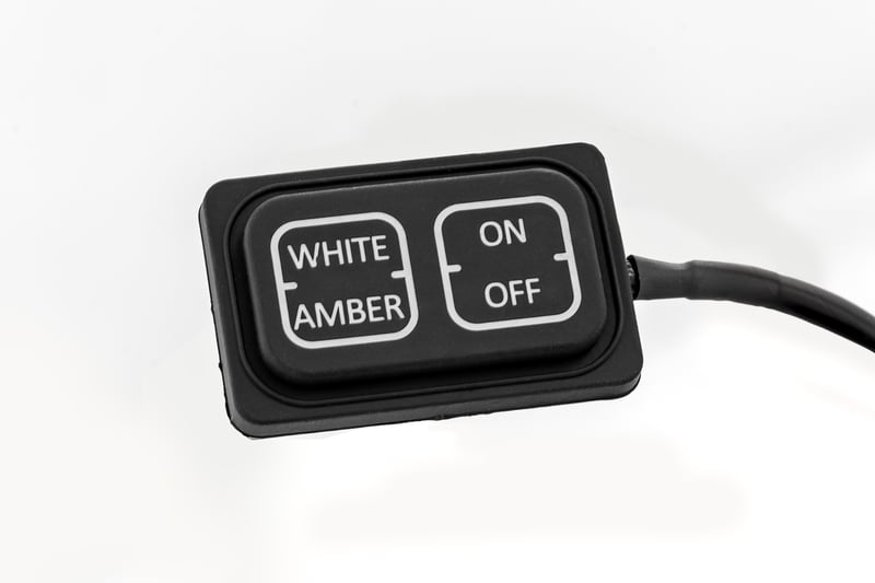 Rough Country - AC2 Running Boards - Amber/White - 4-Door - Ford Bronco (2021-2025) - 57004