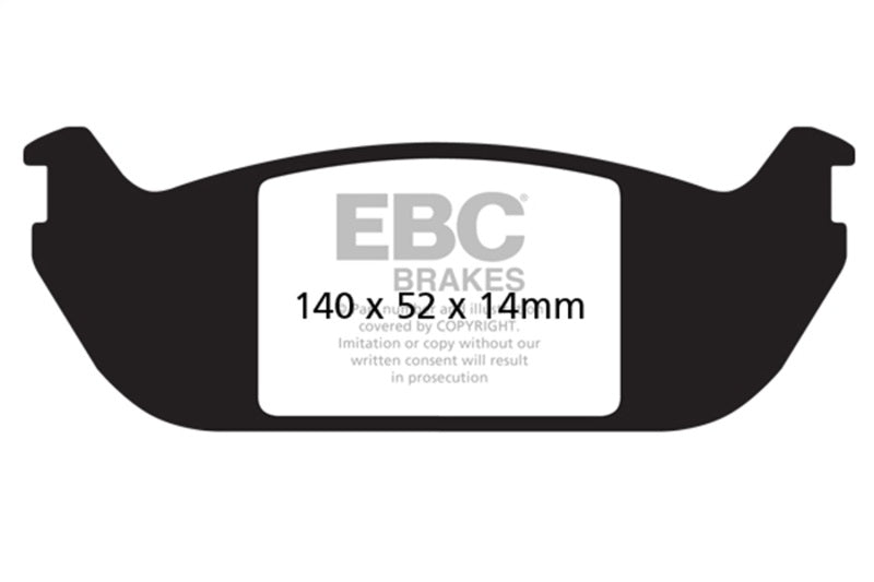 EBC 03-06 Lincoln Aviator 4.6 Yellowstuff Rear Brake Pads - DP41686R