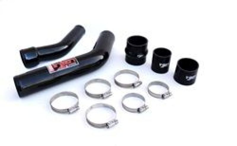 Injen 08-14 Mitsubishi Evo X 2.0L Turbo Black Intercooler Kit Two Piece Upper - SES1899UICPBLK