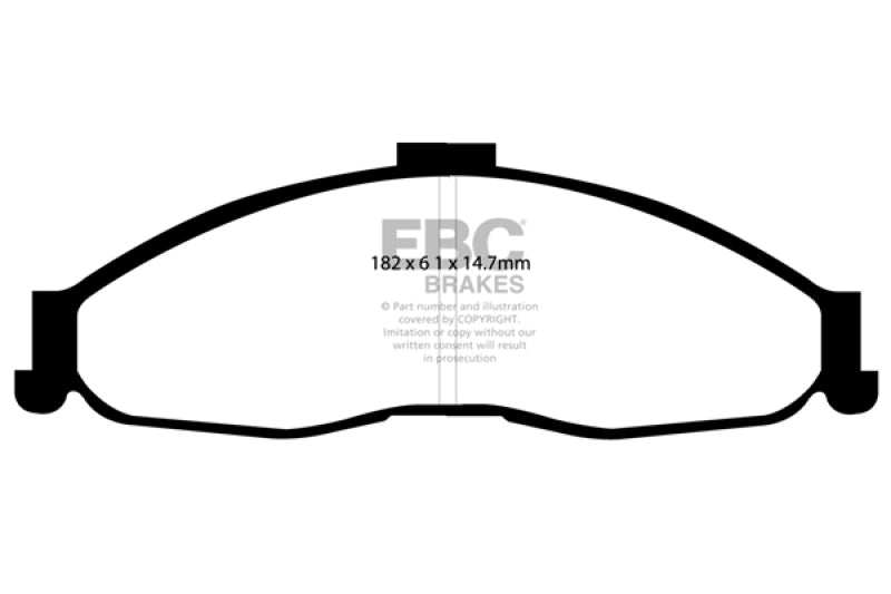 EBC 98-02 Chevrolet Camaro (4th Gen) 3.8 Greenstuff Front Brake Pads - DP21239