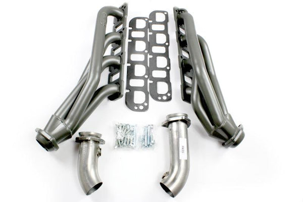 JBA 04-08 Dodge Durango 5.7L HEMI 1-5/8in Primary Ti Ctd Cat4Ward Header - 1962SJT for 2004-2008 Dodge Durango - front view
