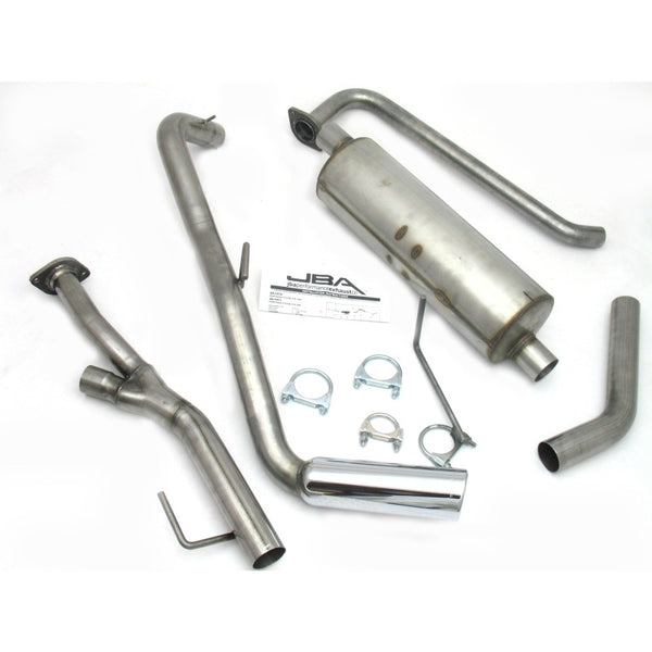 JBA 04-19 Nissan Frontier 4.0L 409SS Pass Side Single Exit Cat-Back Exhaust - 40-1411 for 2005-2019 Nissan Frontier - front v