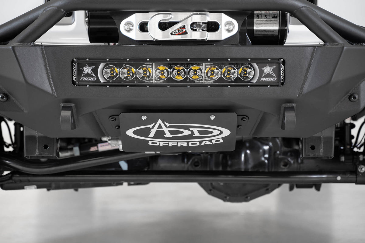 Addictive Desert Designs 07-23 Jeep JK/JL/JT Stealth Fighter Front Licence Plate Bracket - AC96154701NA