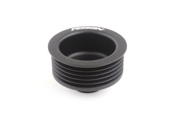 Perrin 04-06 Subaru WRX STI EJ Engines Alternator Pulley - Black - PSP-ENG-118BK by Perrin Performance - front view