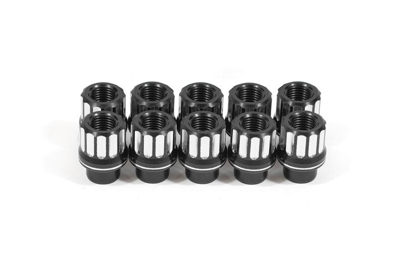 BMR 07-14 Ford Shelby GT500 Lug Nut Kit 1/2-20 RH Shank 12-pt Aluminum Set of 10 - LNK003