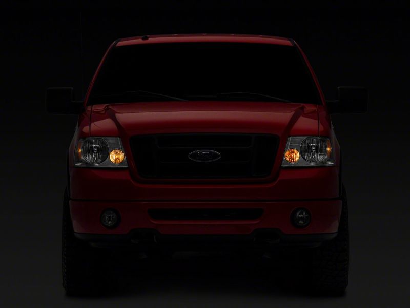 Raxiom 04-08 Ford F-150 Axial Series OEM Style Replacement Headlights- Chrome Housing (Clear Lens) - T551341