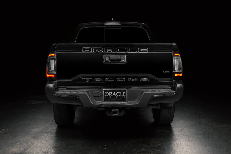 Oracle Lighting 16-23 Gen 3 Toyota Tacoma Black Series Flush Style LED Tail Lights SEE WARRANTY - 5911-504-T