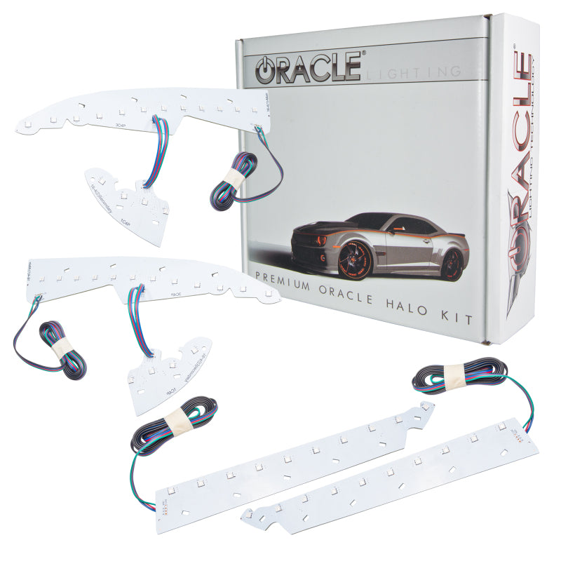 Oracle 14-15 GMC Sierra Headlight DRL Upgrade Kit - ColorSHIFT w/ Simple Controller SEE WARRANTY - 2450-504