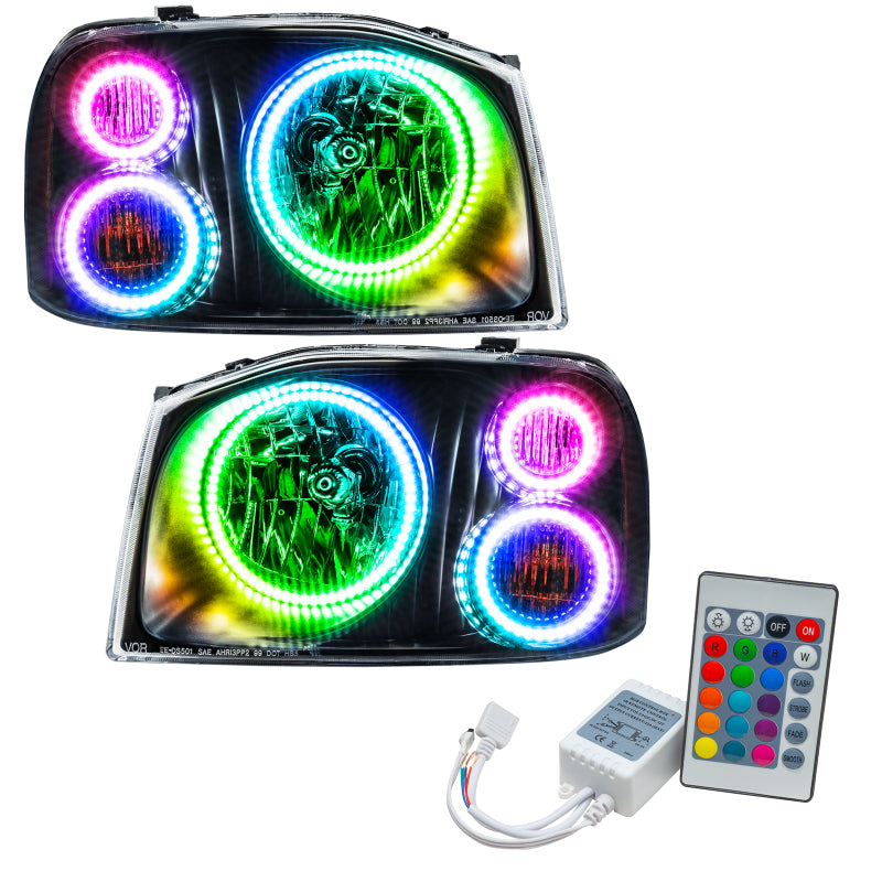 Oracle 01-04 Nissan Frontier SMD HL - Triple Halo - ColorSHIFT w/ Simple Controller SEE WARRANTY - 8905-504