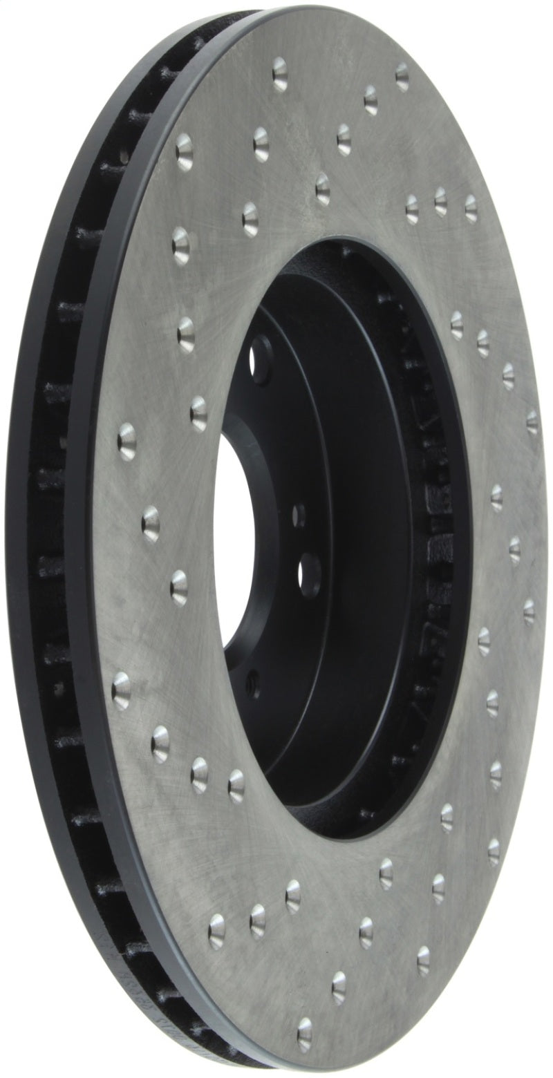 StopTech 06-08 Civic GX / 02-04 CR-V / 98-02 Honda Accord V6 / 03-07 Accord 4 cyl/V6 MT Drilled Lef - 128.40036L