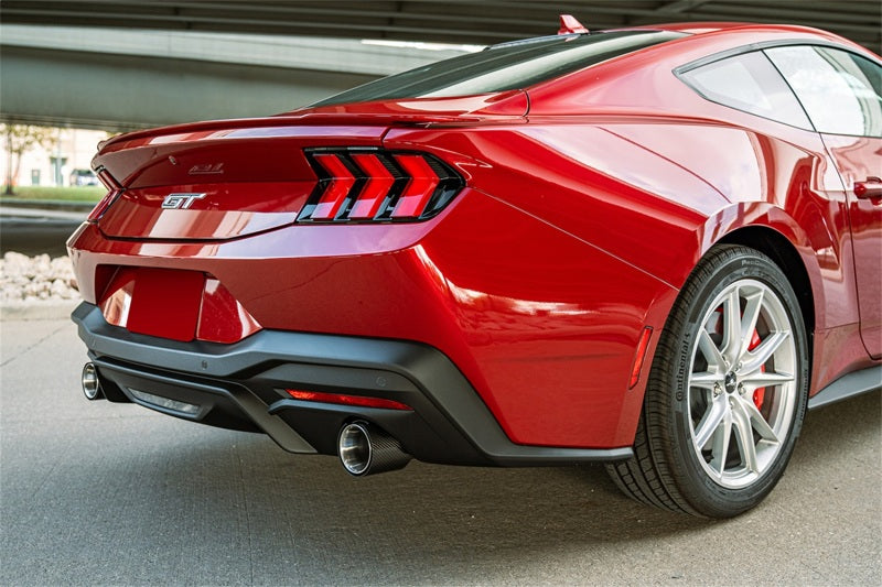Corsa 2024 Ford Mustang GT Coupe 3in Sport Cat-Back Exhaust - 4.5in Carbon Fiber Tips - 21255CF