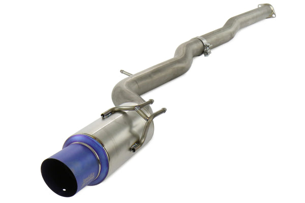 Invidia 2009+ EVO X 80mm Single Outlet Full Titanium Cat-Back Exhaust - HS09MEXTRG for 2008-2015 Mitsubishi Lancer - front vi