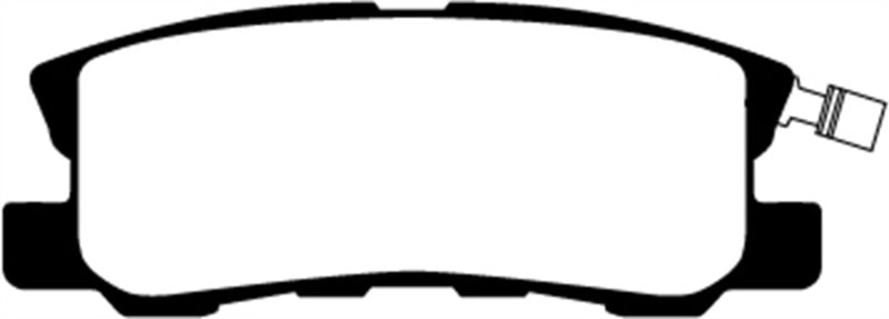 EBC 11-14 Chrysler 200 3.6 Greenstuff Rear Brake Pads - DP21407