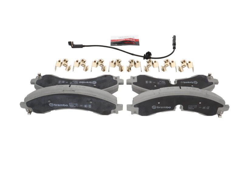 Brembo OE 20-21 Chevy Silverado 2500 HD/3500 HD/GMC Sierra 2500 HD Ceramic Brake Pad - Front - P10100N
