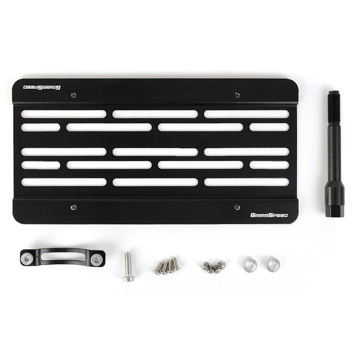 GrimmSpeed 02-07 WRX/STi /05-06 Saab 9-2X License Plate Relocation Kit - GRM094005