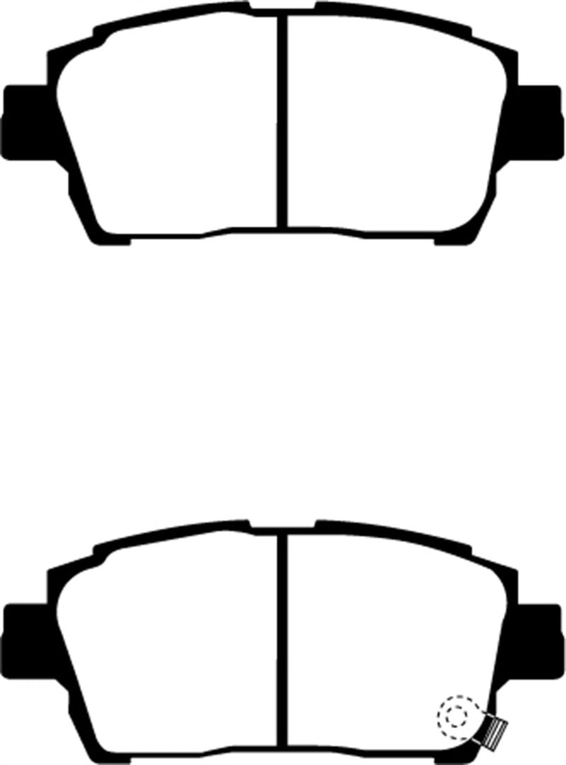 EBC 03-07 Scion XA 1.5 Redstuff Front Brake Pads - DP31459C