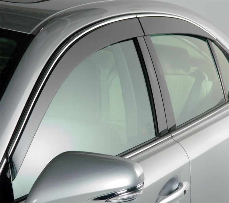 AVS 2018 Nissan Rogue Ventvisor Low Profile Window Deflectors 4pc - Chrome - 794014