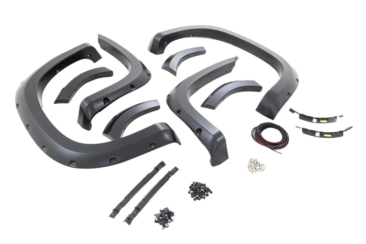 Pocket Fender Flares | GXG Tungsten | Chevy Silverado 1500 2WD/4WD (2019-2021)