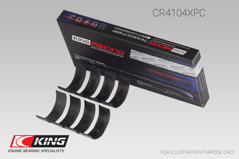 King Audi/VW 83-03 1.6L/1.8L/2.0L Performance Coated Rod Bearing Set - CR4104XPC