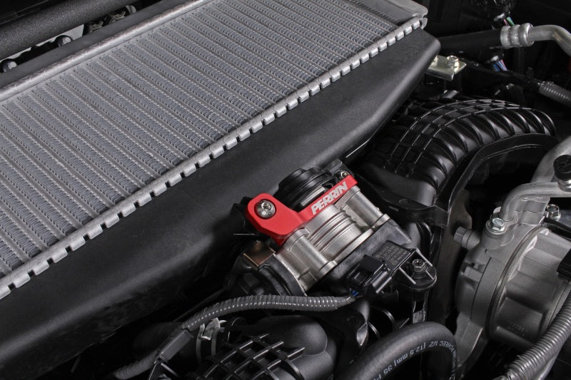 Perrin 2022+ Subaru WRX/19-23 Ascent/Legacy/Outback Top Mount Intercooler Bracket - Red - PSP-ITR-331RD