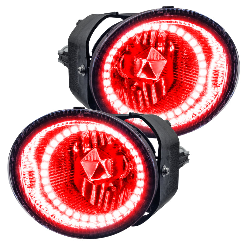Oracle Lighting 01-02 Nissan Frontier Pre-Assembled LED Halo Fog Lights -Red SEE WARRANTY - 8904-003