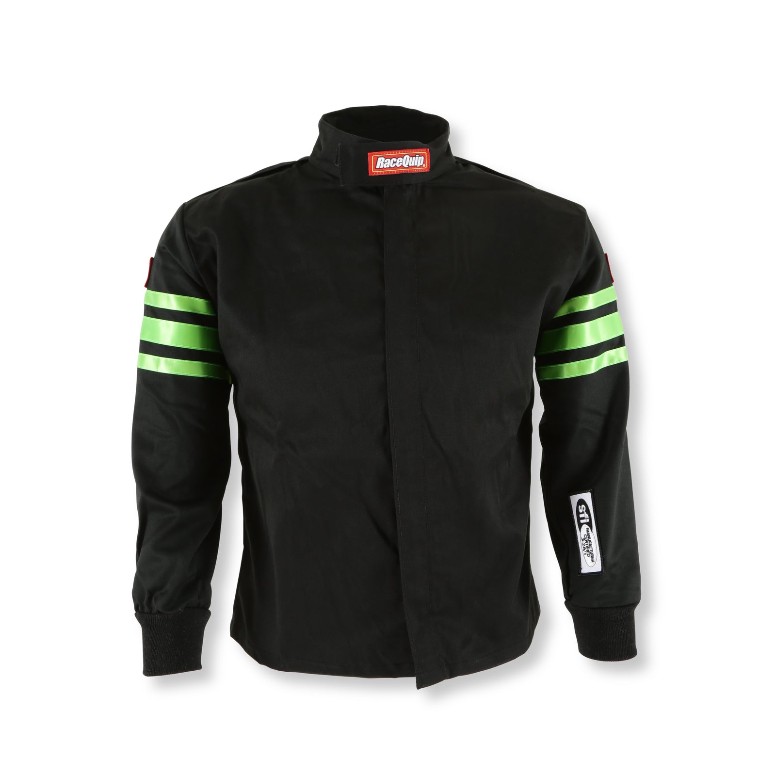RaceQuip Green Trim SFI-1 JR. Jacket - Kids Medium