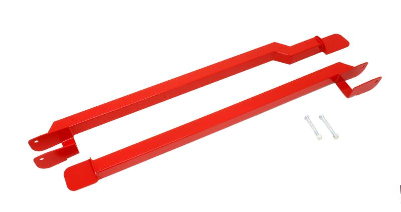 BMR 93-02 F-Body Non-Convertible Weld-On Boxed Subframe Connectors - Red - SFC001R