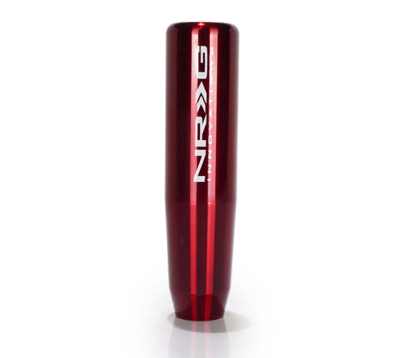 NRG Universal Shift Knob - Heavy Weight - Red Long Shifter - SK-480RD - close-up view 2