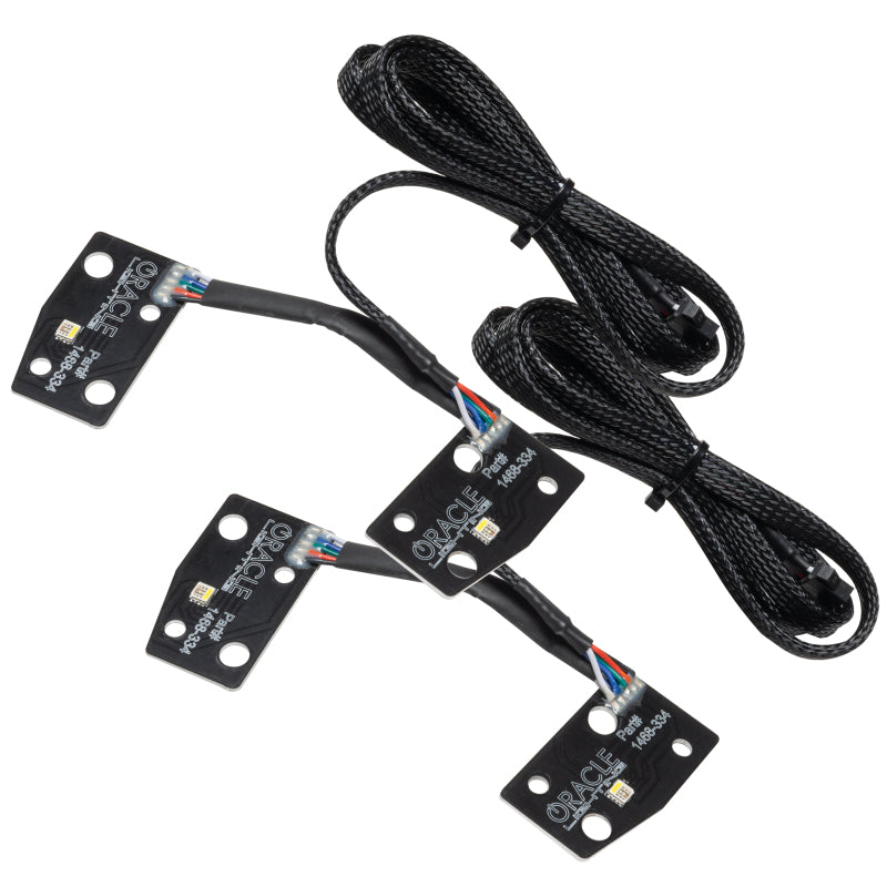 Oracle 2021 Ford Bronco DRL Upgrade w/ Halo Kit - ColorSHIFT w/ BC1 Controller SEE WARRANTY - 1468-335