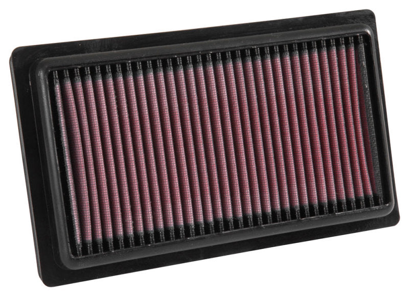 K&N 2014-2016 Hyundai i20 L4-1.4L DSL Replacement Drop In Air Filter - 33-3052 by K&N Engineering - front view