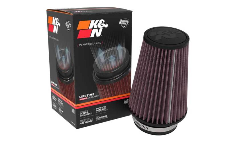 K&amp;N Universal Clamp-On Air Filter - RU-1046