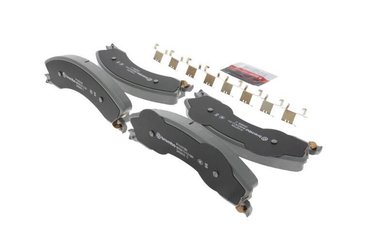 Brembo 09-17 Chevrolet Silverado 2500 HD/GMC Sierra 2500 HD/Silverado 3500 HD Front NAO Brake Pad - P10072N