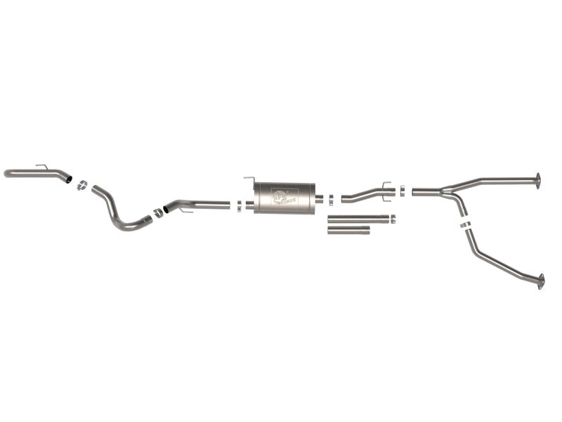 aFe 2022 Toyota Tundra V6-3.5L (tt) Apollo GT Series Hi-Tuck 2.5in to 3in 409 SS Cat-Back Exhaust - 49-46062